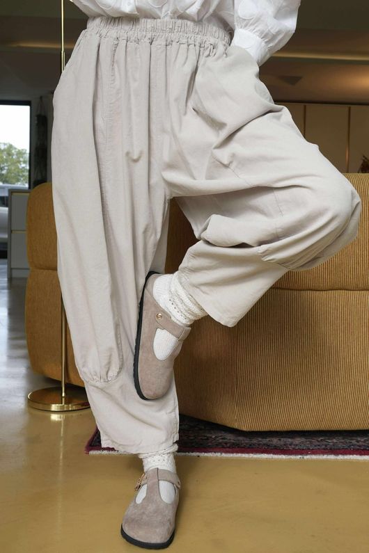 Cooper Needlecord Quirky Cocoon Pant Stone  /14 =
